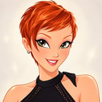 Cartoon portrait of Kate