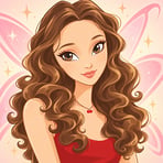 Cartoon portrait of Luna