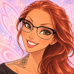 Cartoon portrait of R Joy